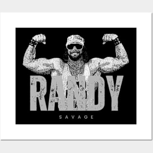 randy savage wrestling Posters and Art